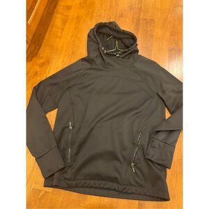 Woman’s Maurice’s fleece lined hoodie black size medium